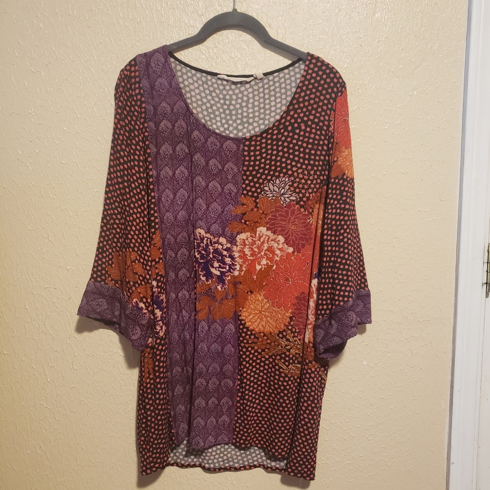 Soft Surroundings‎ Dreaming Dalia Tunic Size Medium